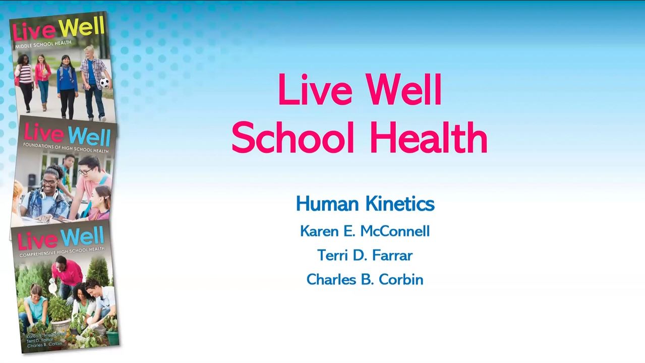 Live Well School Health Presentation Cover